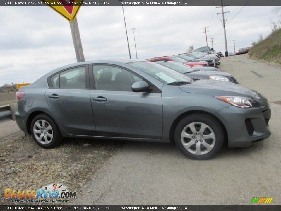 2013 Mazda MAZDA3 i SV 4 Door Dolphin Gray Mica / Black Photo #2