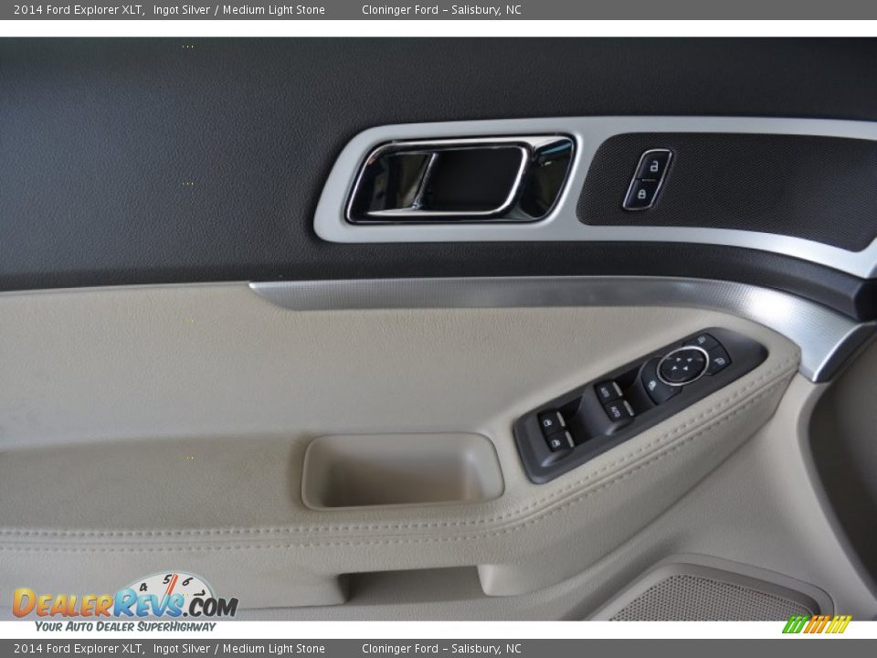 2014 Ford Explorer XLT Ingot Silver / Medium Light Stone Photo #5