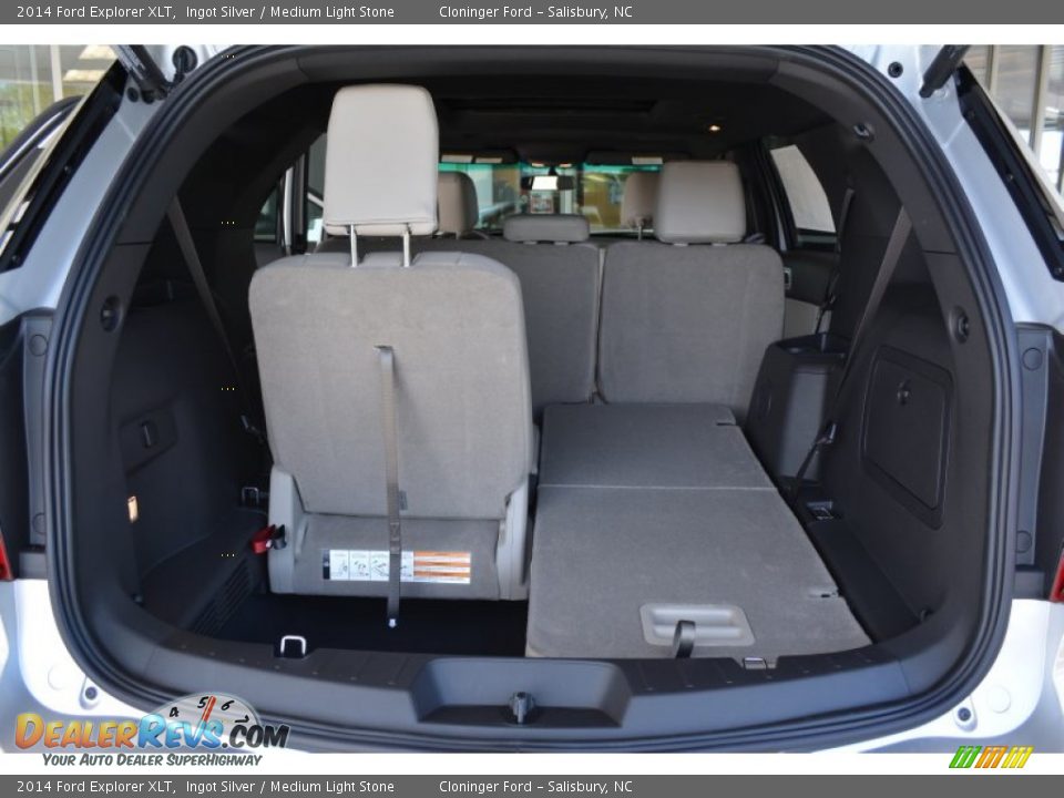 2014 Ford Explorer XLT Ingot Silver / Medium Light Stone Photo #9