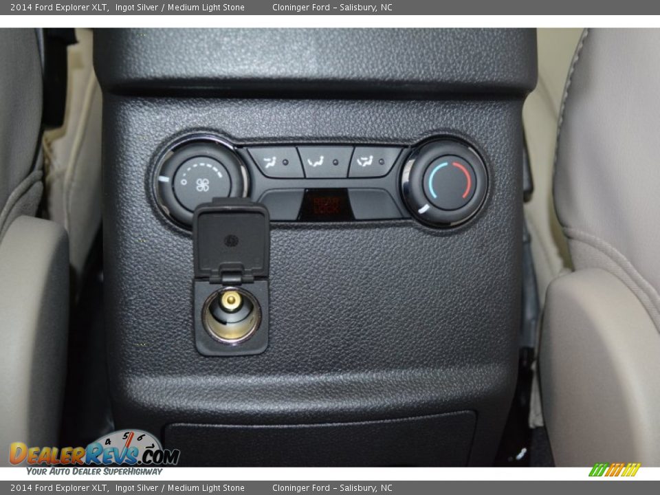2014 Ford Explorer XLT Ingot Silver / Medium Light Stone Photo #12