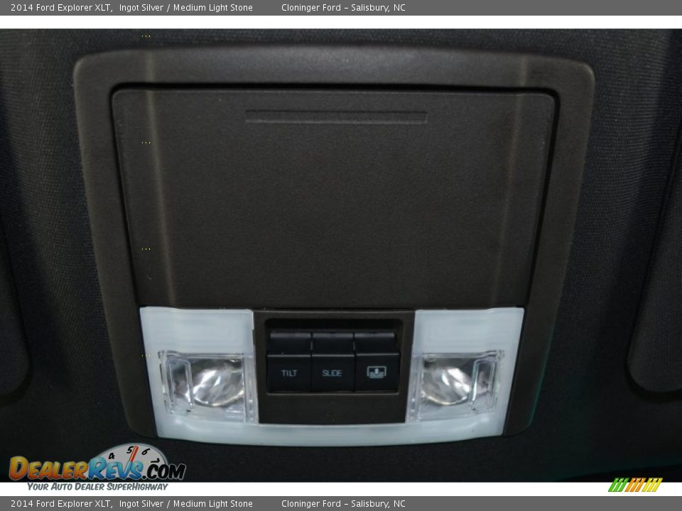 2014 Ford Explorer XLT Ingot Silver / Medium Light Stone Photo #26