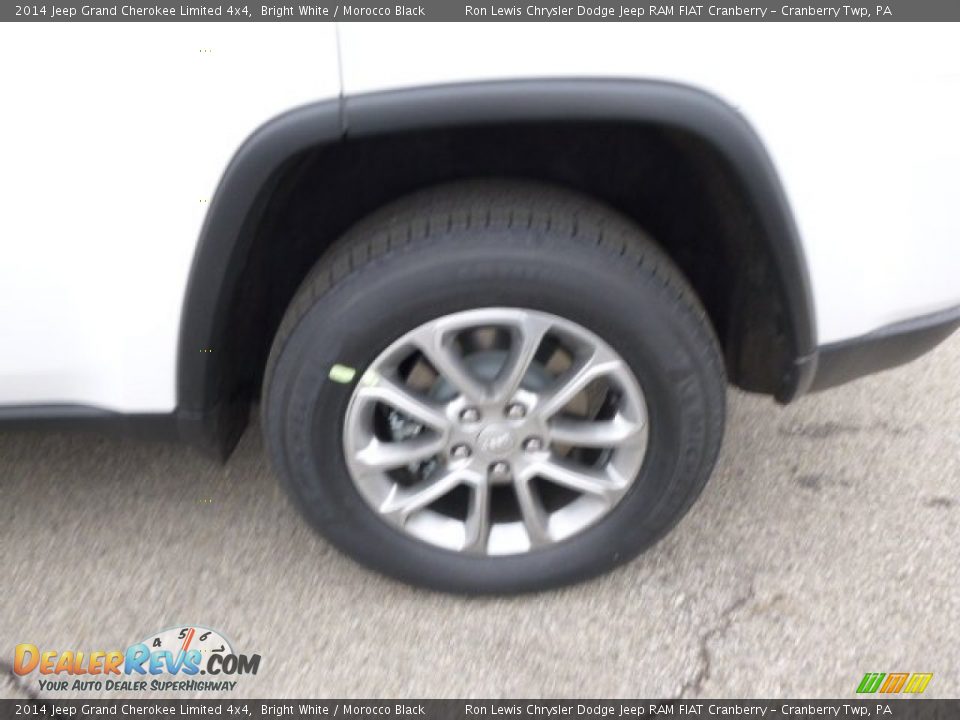 2014 Jeep Grand Cherokee Limited 4x4 Bright White / Morocco Black Photo #9