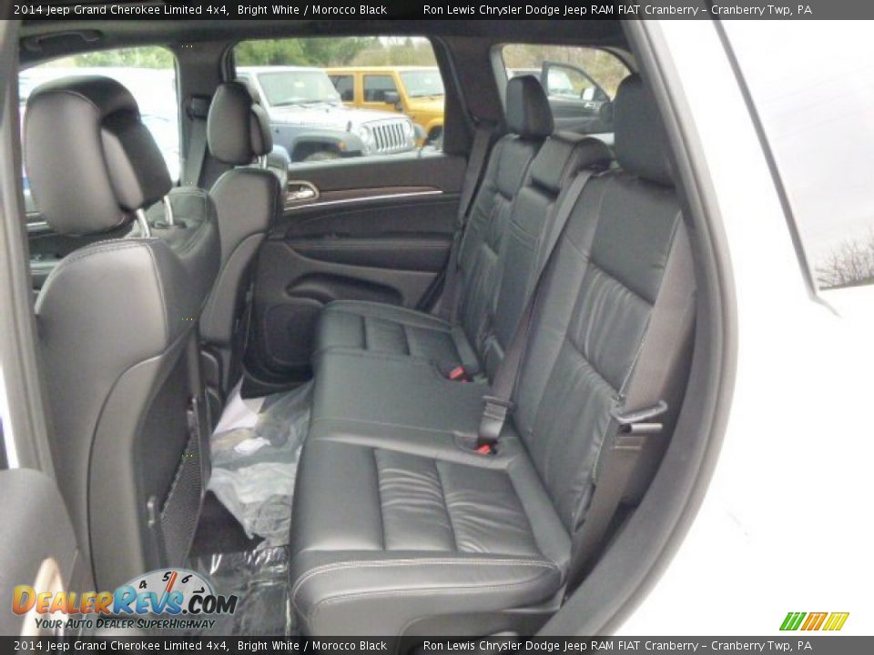 2014 Jeep Grand Cherokee Limited 4x4 Bright White / Morocco Black Photo #11