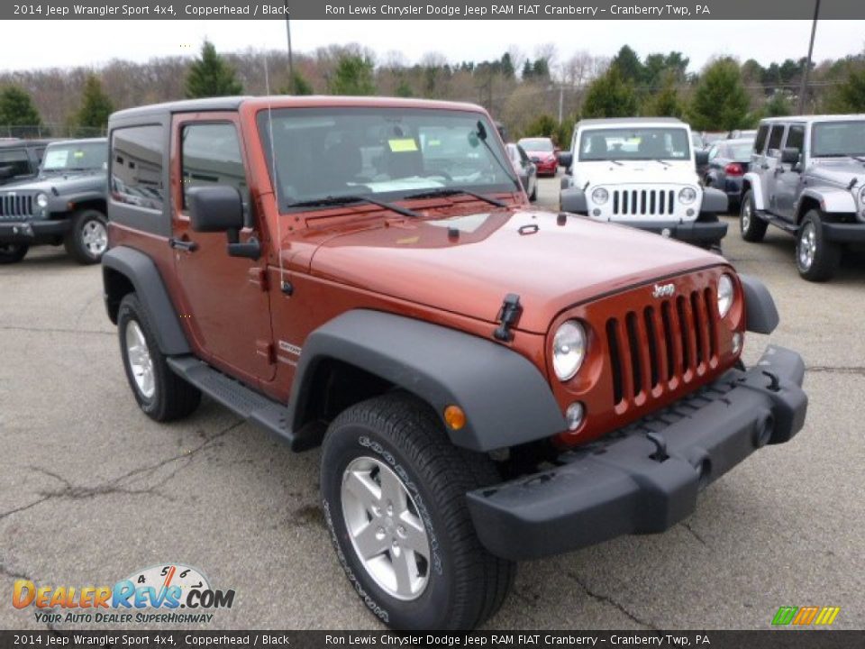 2014 Jeep Wrangler Sport 4x4 Copperhead / Black Photo #4