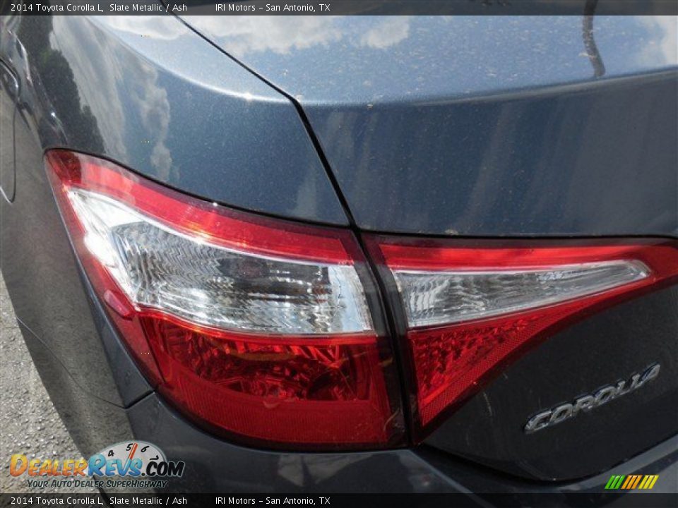 2014 Toyota Corolla L Slate Metallic / Ash Photo #10