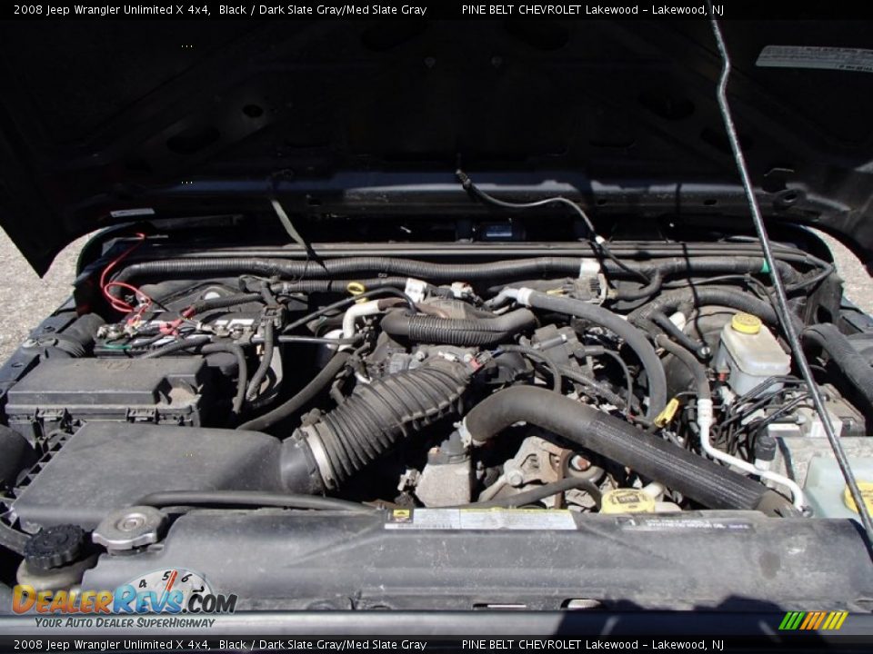 2008 Jeep Wrangler Unlimited X 4x4 Black / Dark Slate Gray/Med Slate Gray Photo #20