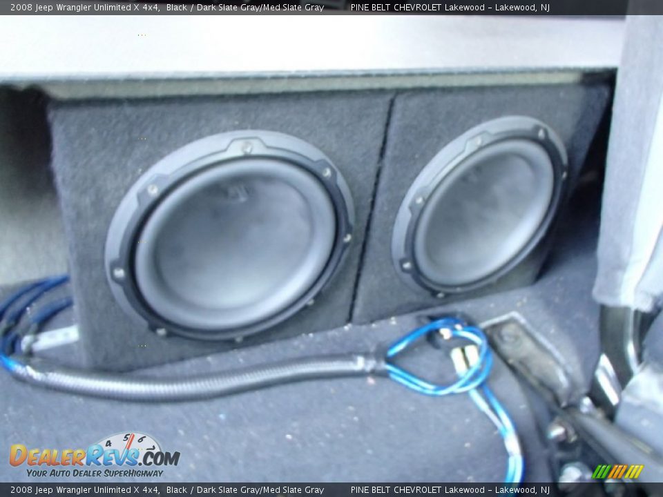 2008 Jeep Wrangler Unlimited X 4x4 Black / Dark Slate Gray/Med Slate Gray Photo #21