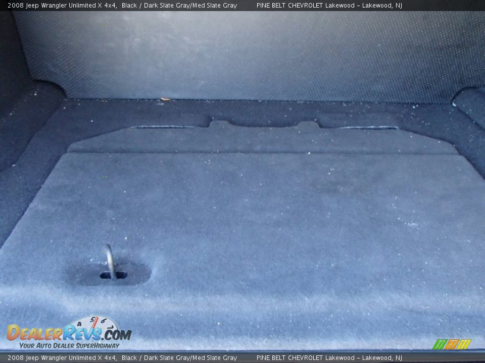 2008 Jeep Wrangler Unlimited X 4x4 Black / Dark Slate Gray/Med Slate Gray Photo #22