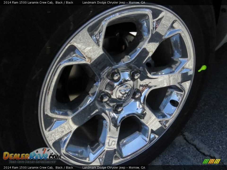 2014 Ram 1500 Laramie Crew Cab Black / Black Photo #5