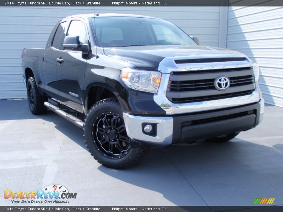 2014 Toyota Tundra SR5 Double Cab Black / Graphite Photo #1