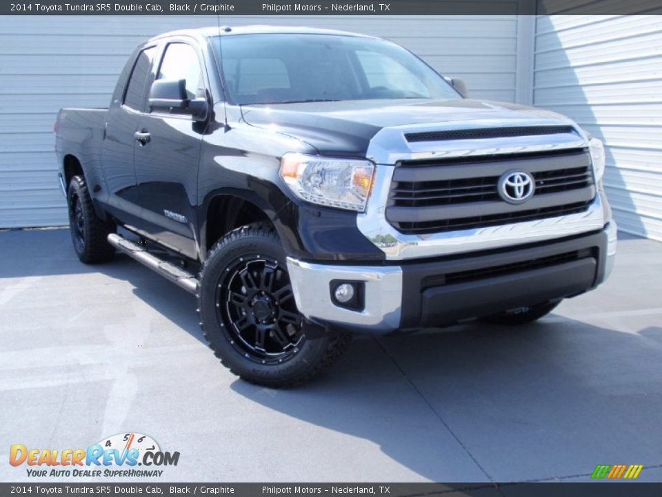2014 Toyota Tundra SR5 Double Cab Black / Graphite Photo #2