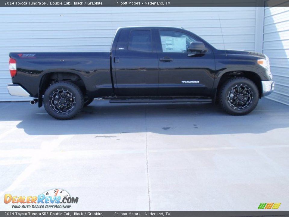 2014 Toyota Tundra SR5 Double Cab Black / Graphite Photo #3