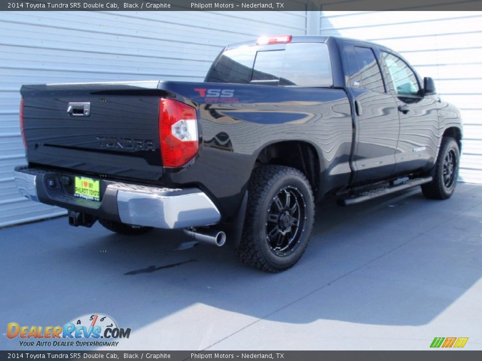 2014 Toyota Tundra SR5 Double Cab Black / Graphite Photo #4