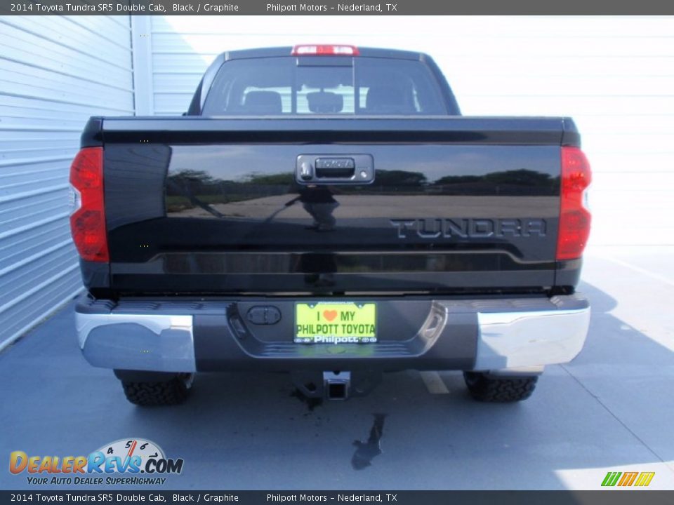 2014 Toyota Tundra SR5 Double Cab Black / Graphite Photo #5