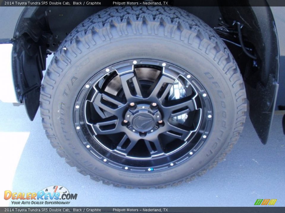 2014 Toyota Tundra SR5 Double Cab Black / Graphite Photo #12