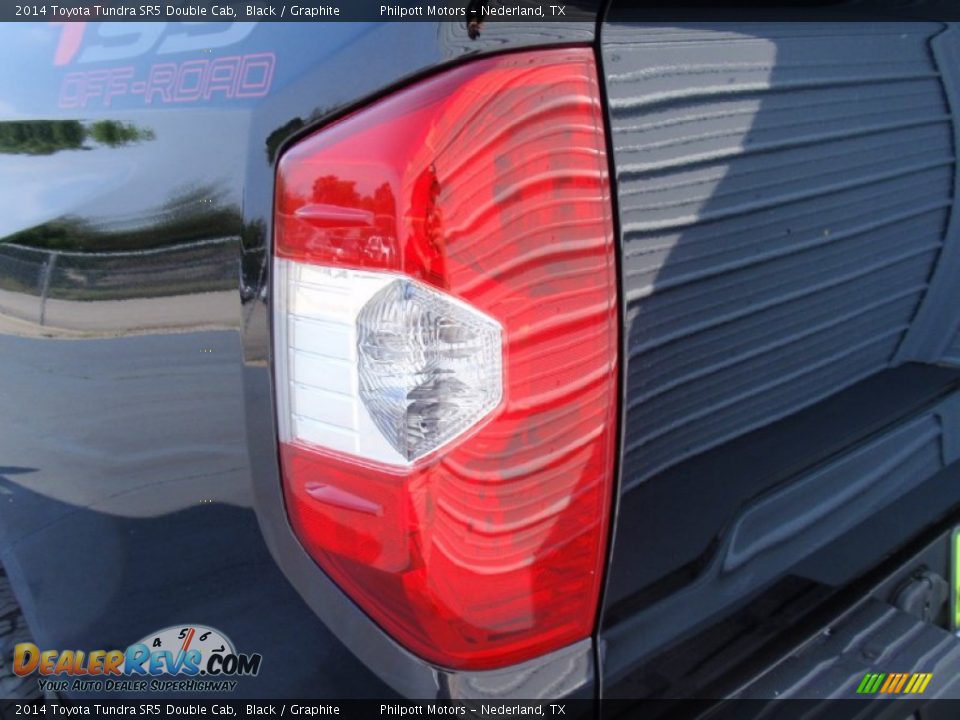 2014 Toyota Tundra SR5 Double Cab Black / Graphite Photo #16