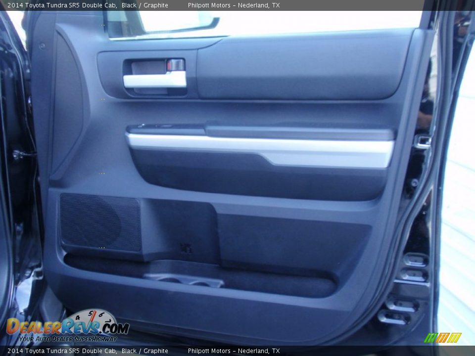 2014 Toyota Tundra SR5 Double Cab Black / Graphite Photo #18