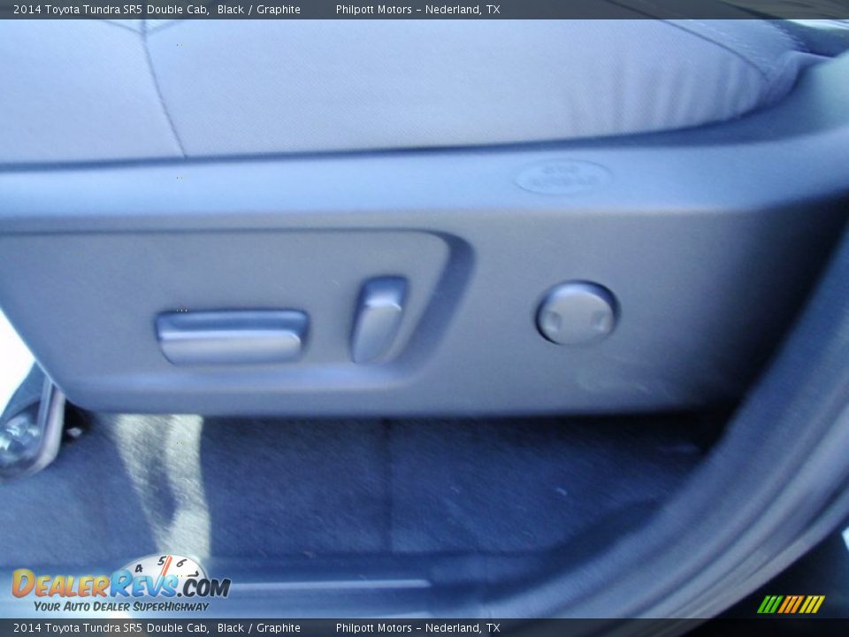 2014 Toyota Tundra SR5 Double Cab Black / Graphite Photo #27