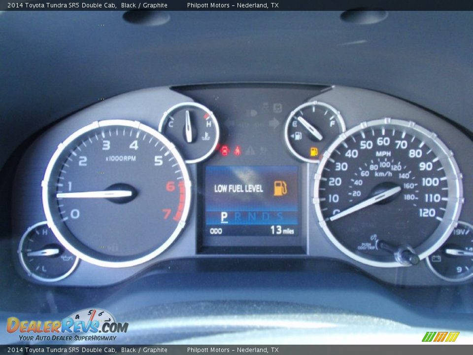 2014 Toyota Tundra SR5 Double Cab Black / Graphite Photo #31