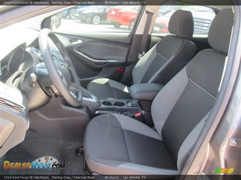 2014 Ford Focus SE Hatchback Sterling Gray / Charcoal Black Photo #9