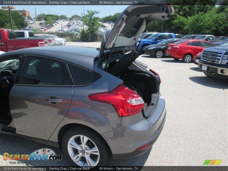 2014 Ford Focus SE Hatchback Sterling Gray / Charcoal Black Photo #14