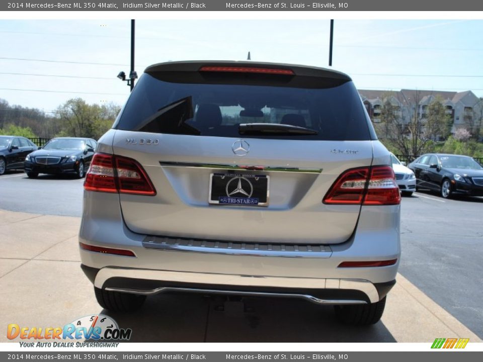 2014 Mercedes-Benz ML 350 4Matic Iridium Silver Metallic / Black Photo #3