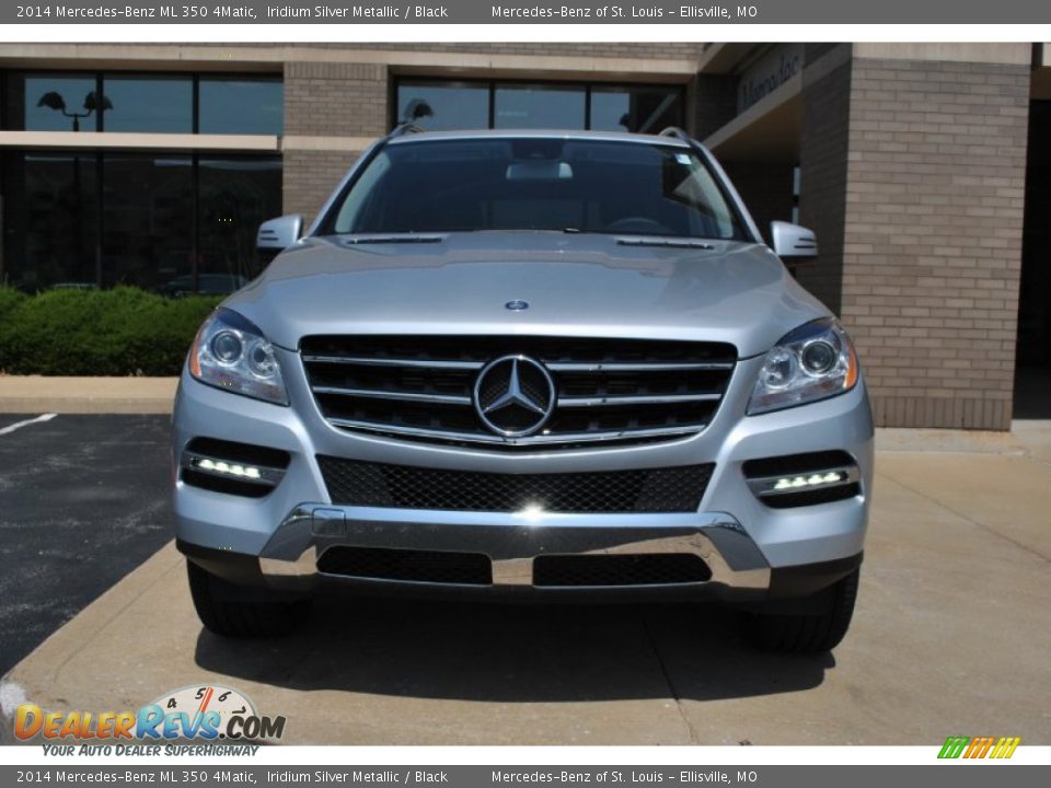 2014 Mercedes-Benz ML 350 4Matic Iridium Silver Metallic / Black Photo #6