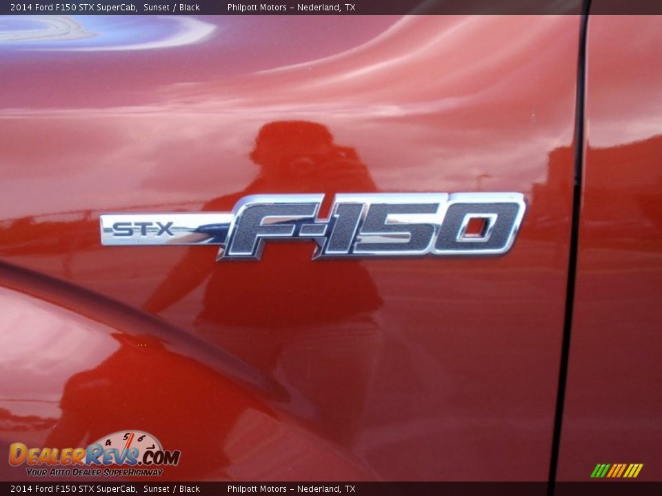 2014 Ford F150 STX SuperCab Sunset / Black Photo #13