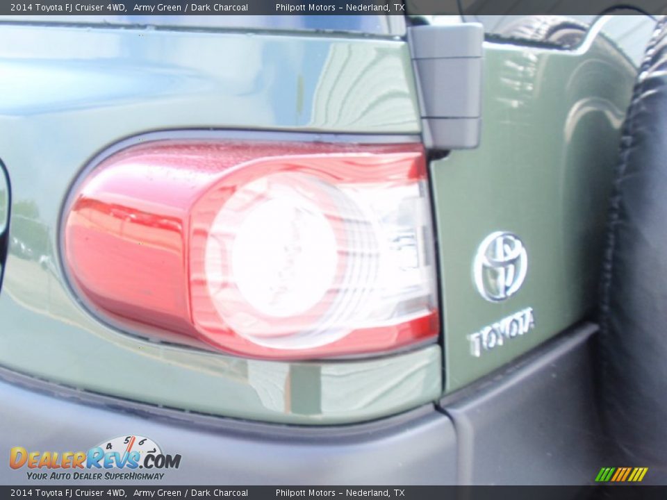 2014 Toyota FJ Cruiser 4WD Army Green / Dark Charcoal Photo #13