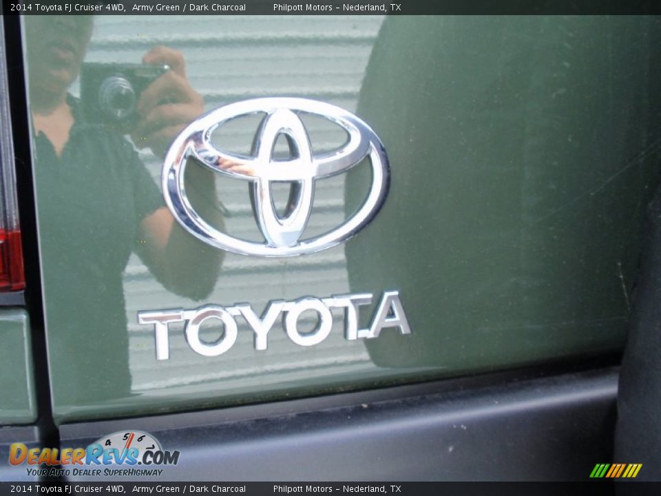 2014 Toyota FJ Cruiser 4WD Army Green / Dark Charcoal Photo #14