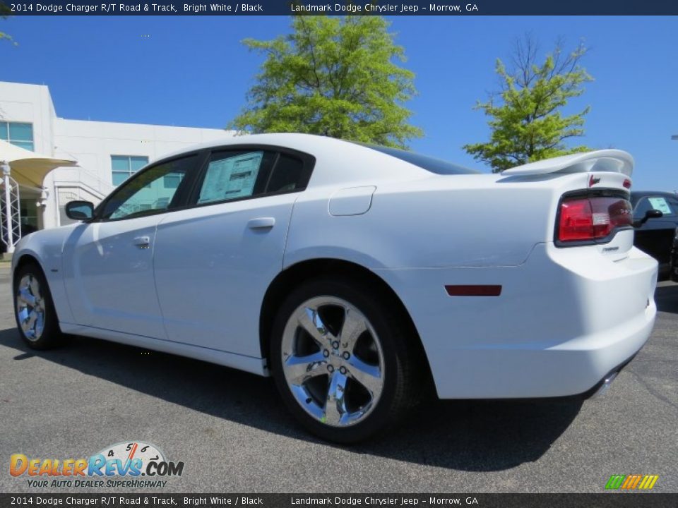2014 Dodge Charger R/T Road & Track Bright White / Black Photo #2