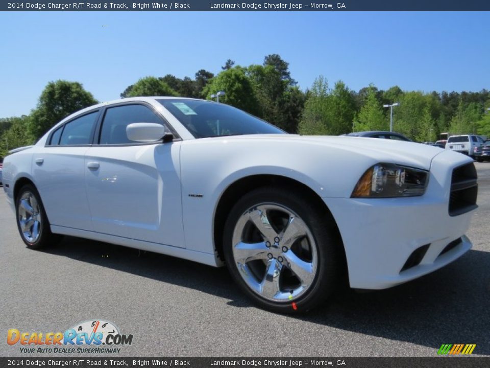 2014 Dodge Charger R/T Road & Track Bright White / Black Photo #4