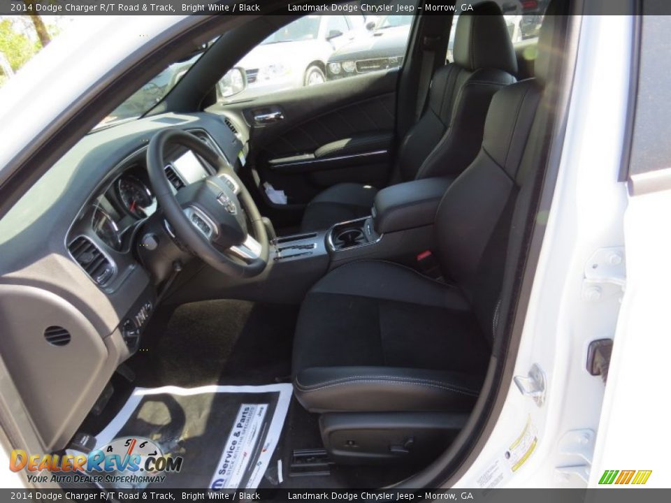 2014 Dodge Charger R/T Road & Track Bright White / Black Photo #7