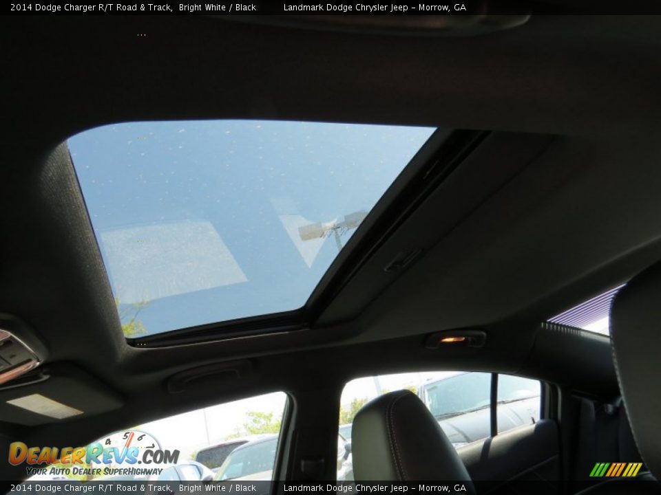 2014 Dodge Charger R/T Road & Track Bright White / Black Photo #8