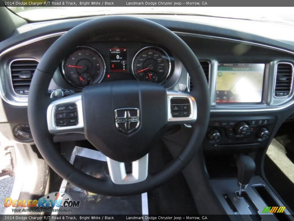2014 Dodge Charger R/T Road & Track Bright White / Black Photo #9