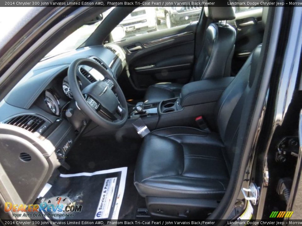 John Varvatos Black/Pewter Interior - 2014 Chrysler 300 John Varvatos Limited Edition AWD Photo #6
