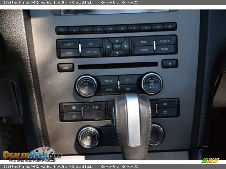 2014 Ford Mustang V6 Convertible Ingot Silver / Charcoal Black Photo #19
