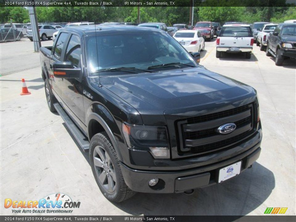 2014 Ford F150 FX4 SuperCrew 4x4 Tuxedo Black / Black Photo #8