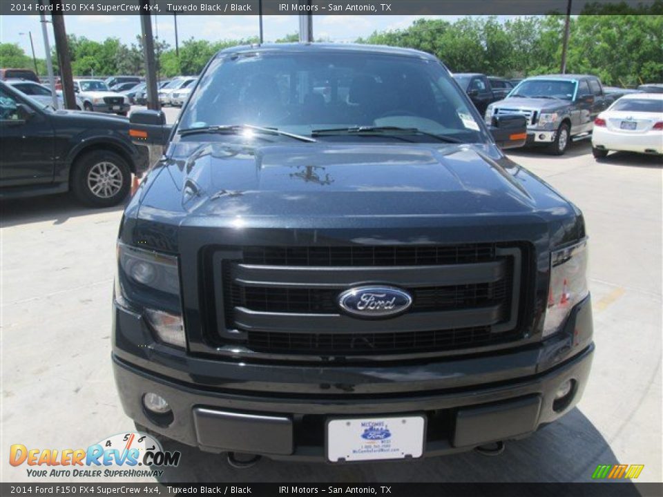 2014 Ford F150 FX4 SuperCrew 4x4 Tuxedo Black / Black Photo #9
