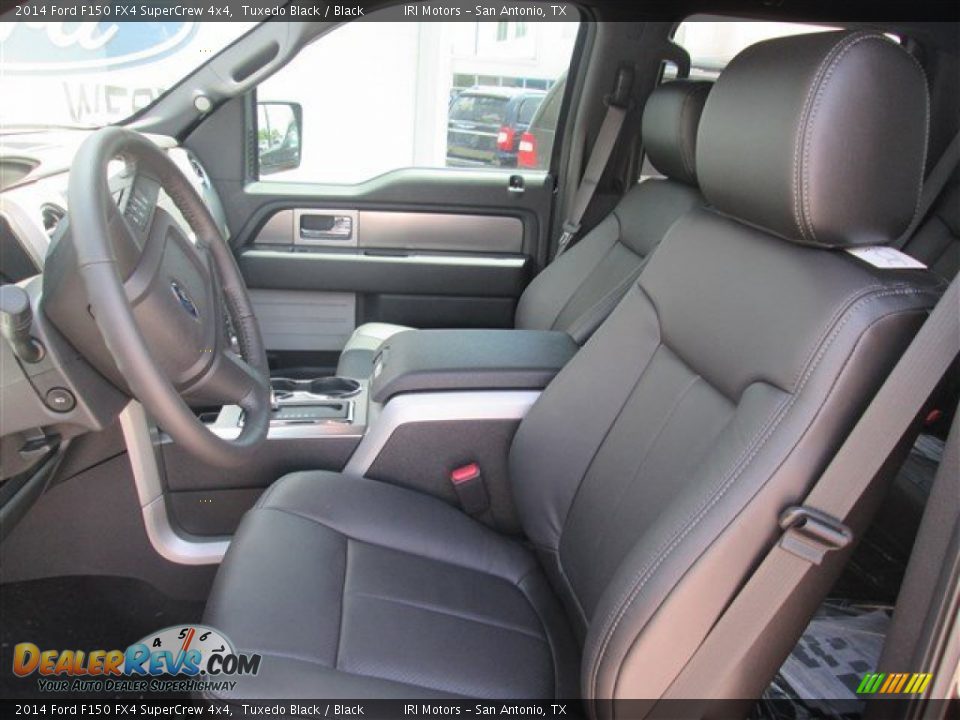 2014 Ford F150 FX4 SuperCrew 4x4 Tuxedo Black / Black Photo #11