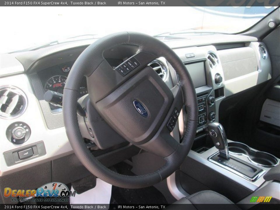 2014 Ford F150 FX4 SuperCrew 4x4 Tuxedo Black / Black Photo #12