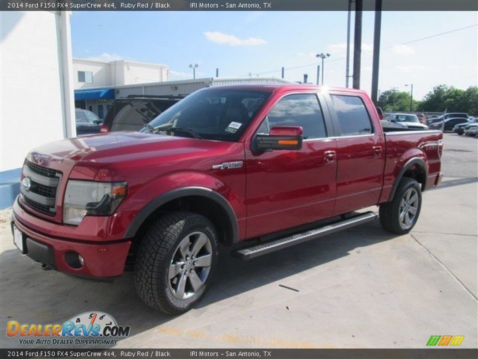 2014 Ford F150 FX4 SuperCrew 4x4 Ruby Red / Black Photo #2