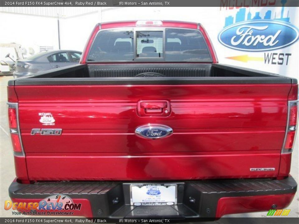 2014 Ford F150 FX4 SuperCrew 4x4 Ruby Red / Black Photo #7