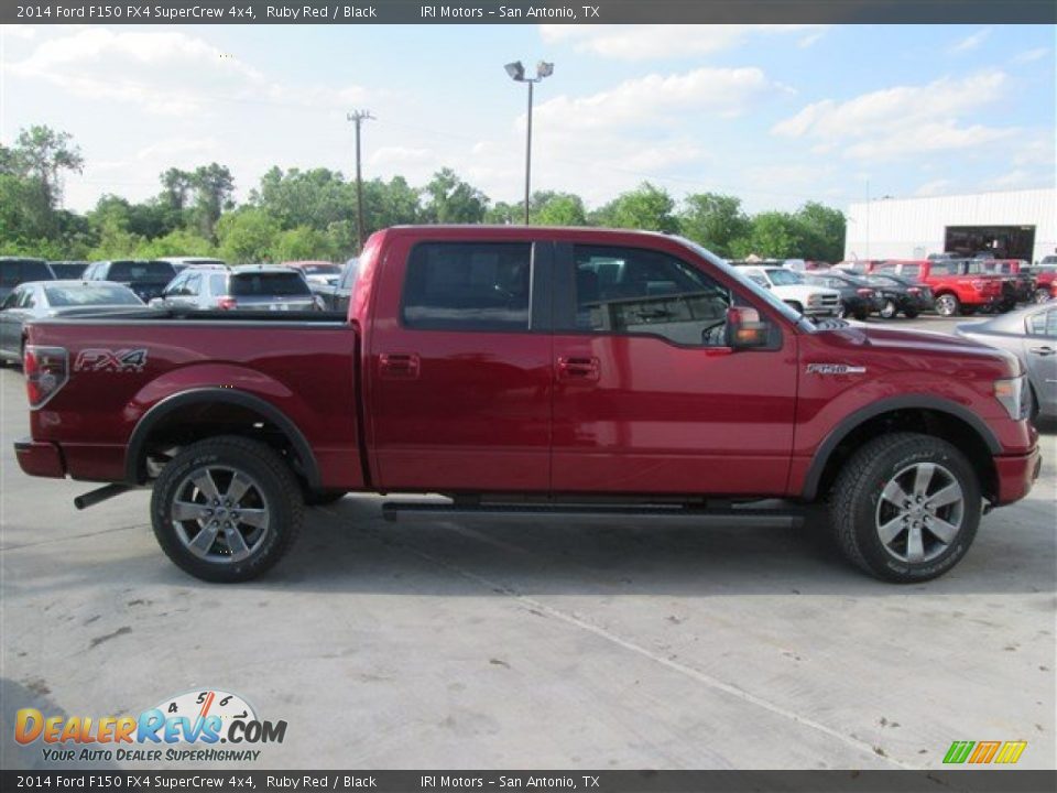 2014 Ford F150 FX4 SuperCrew 4x4 Ruby Red / Black Photo #9