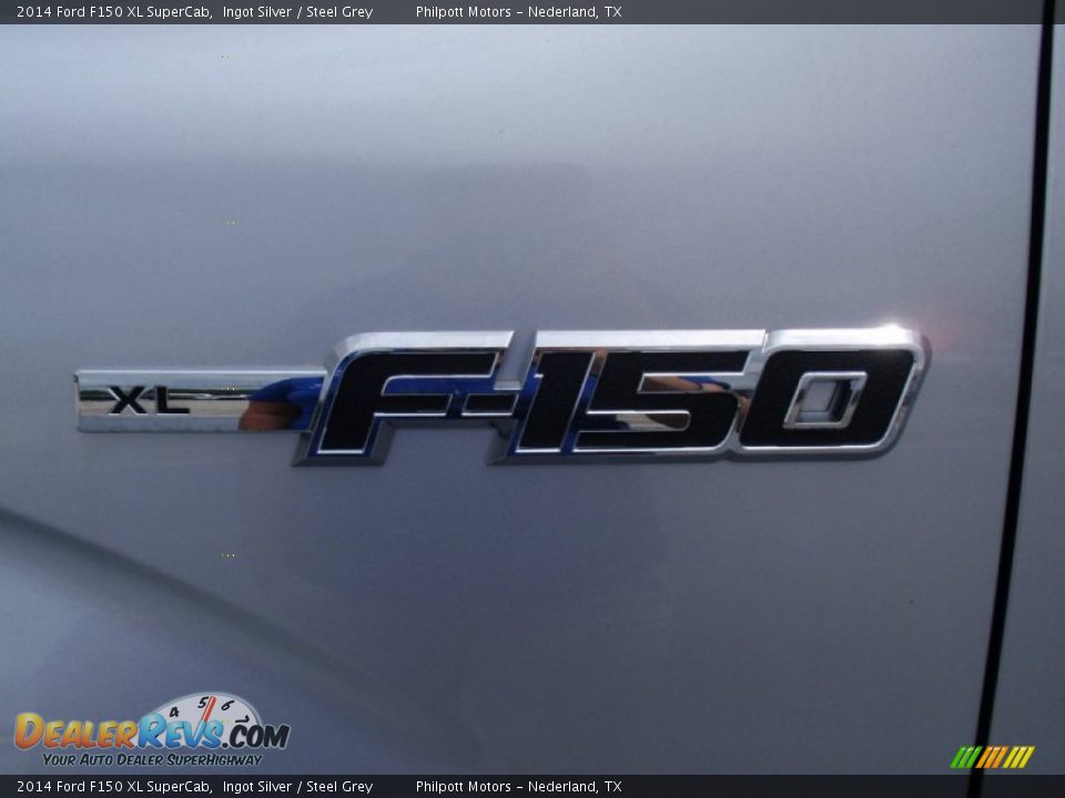 2014 Ford F150 XL SuperCab Ingot Silver / Steel Grey Photo #12