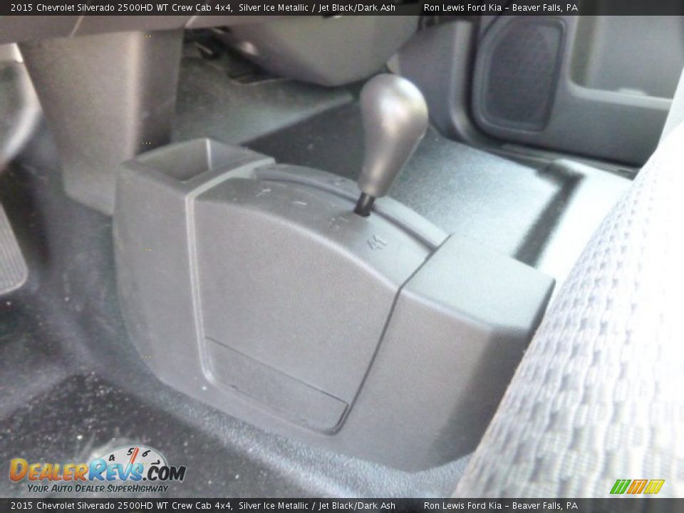 2015 Chevrolet Silverado 2500HD WT Crew Cab 4x4 Silver Ice Metallic / Jet Black/Dark Ash Photo #16