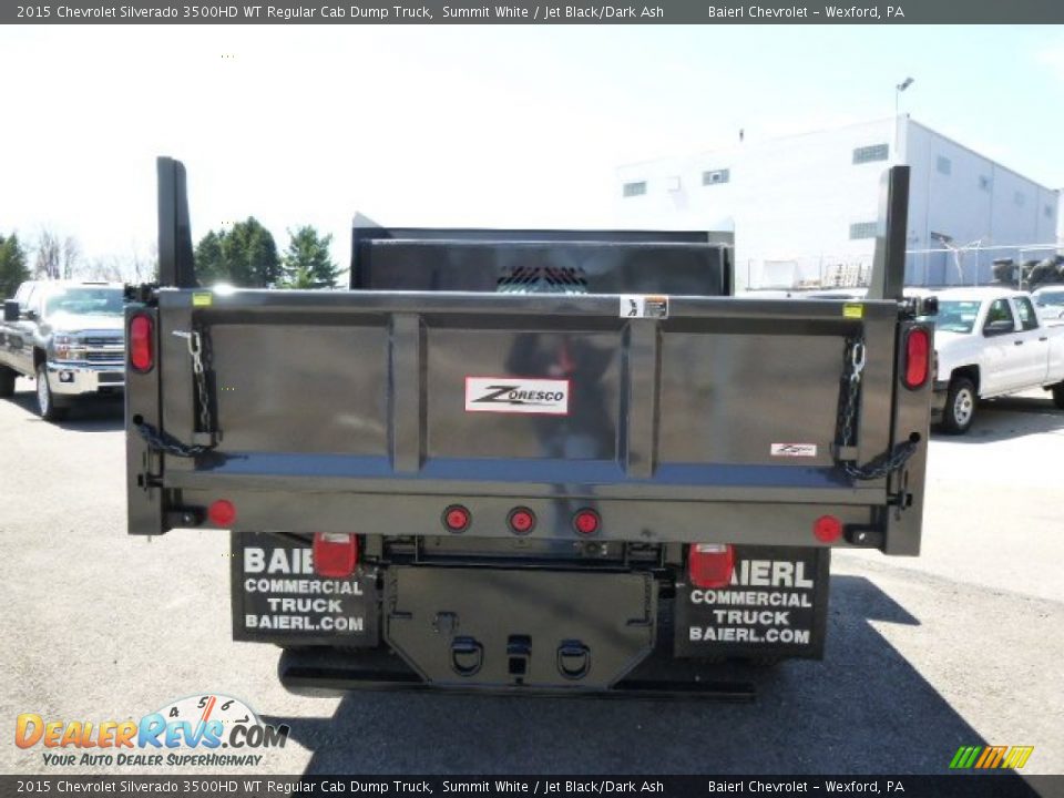 2015 Chevrolet Silverado 3500HD WT Regular Cab Dump Truck Summit White / Jet Black/Dark Ash Photo #7