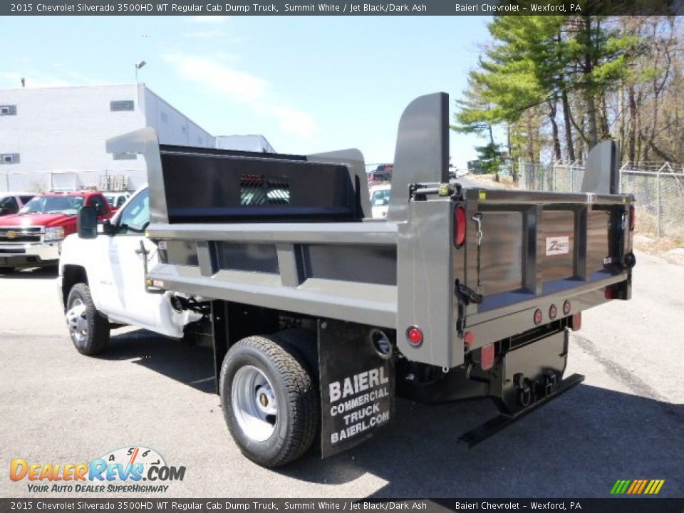 2015 Chevrolet Silverado 3500HD WT Regular Cab Dump Truck Summit White / Jet Black/Dark Ash Photo #8