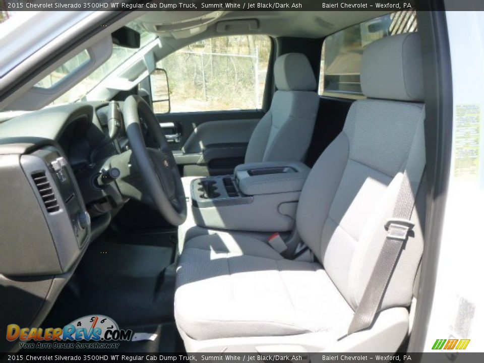 2015 Chevrolet Silverado 3500HD WT Regular Cab Dump Truck Summit White / Jet Black/Dark Ash Photo #10