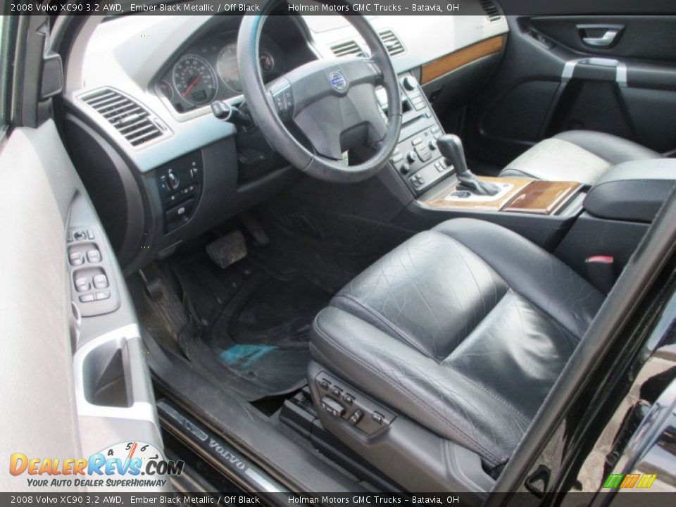 2008 Volvo XC90 3.2 AWD Ember Black Metallic / Off Black Photo #5